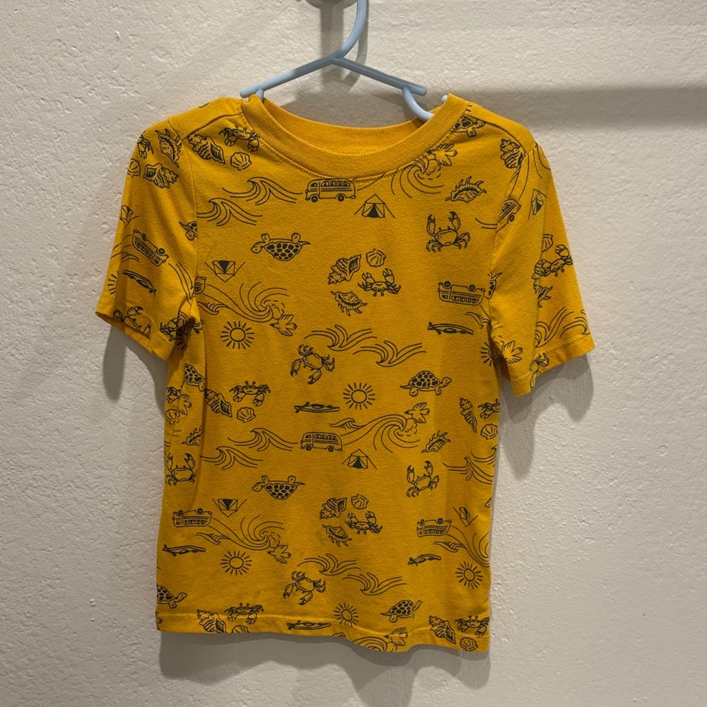 Old Navy Mustard Kids Graphic Tee